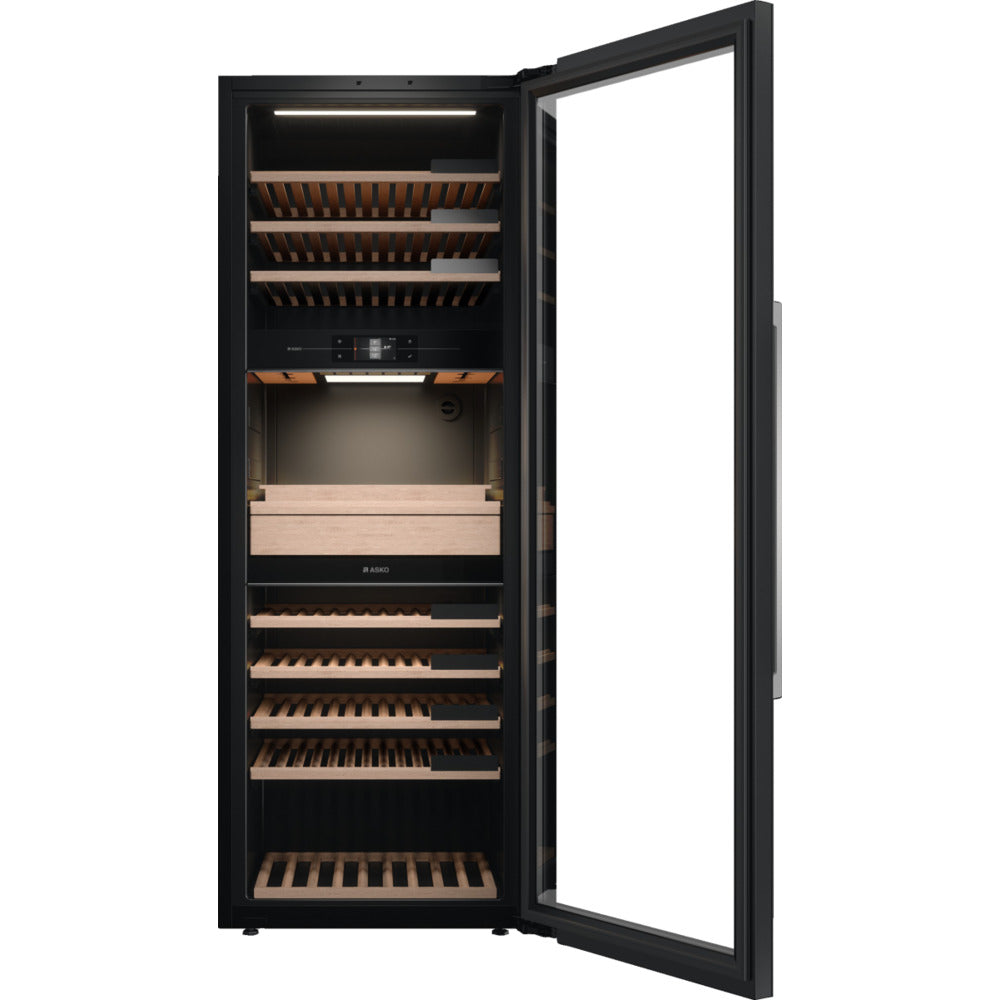 ASKO 27" Tri-Zone Freestanding/Built-In Wine Climate Cabinet - 190 Bottles Capacity