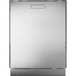 ASKO 40-Series 24" Stainless Steel Finish Built-In Dishwasher with Pocket Handle and XXL Tub