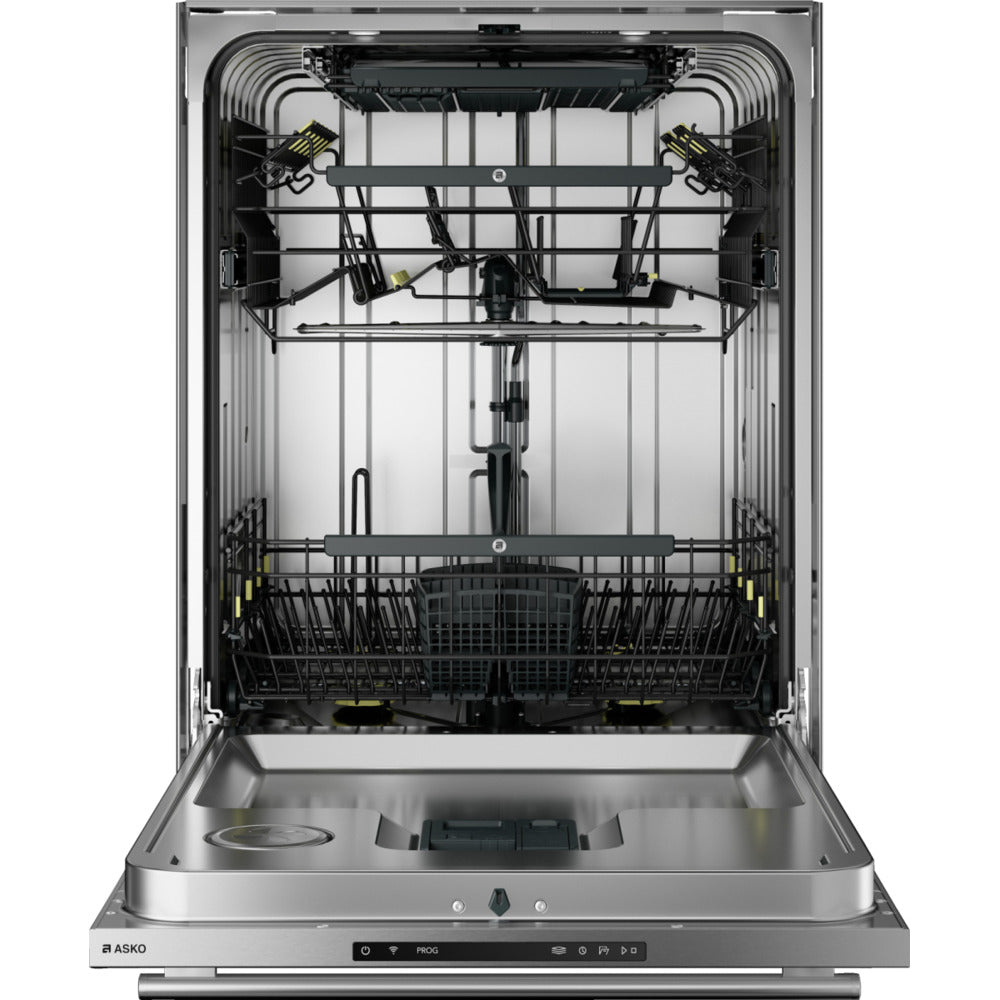 ASKO 50-Series 24" Stainless Steel Finish Built-In Dishwasher with ASKO T-Bar Handle and XXL Tub