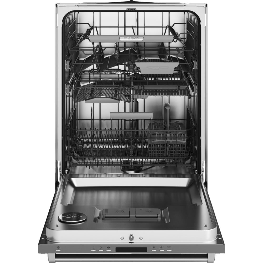 ASKO 50-Series 24" Stainless Steel Finish Built-In Dishwasher with Pro Handle and XXL Tub - 17 Place Settings