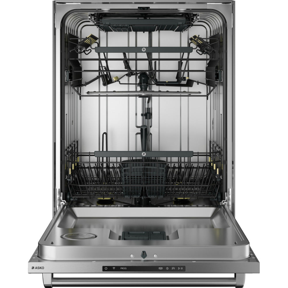 ASKO 50-Series 24" Stainless Steel Finish Built-In Dishwasher with SZW Pro Handle and XXL Tub