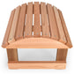 All Things Cedar 12" Cedar Muskoka Ottoman