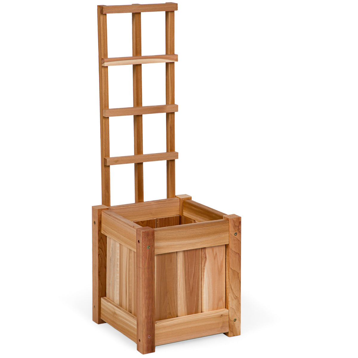 All Things Cedar 12" Set of 2 Planter Box's with Trellis