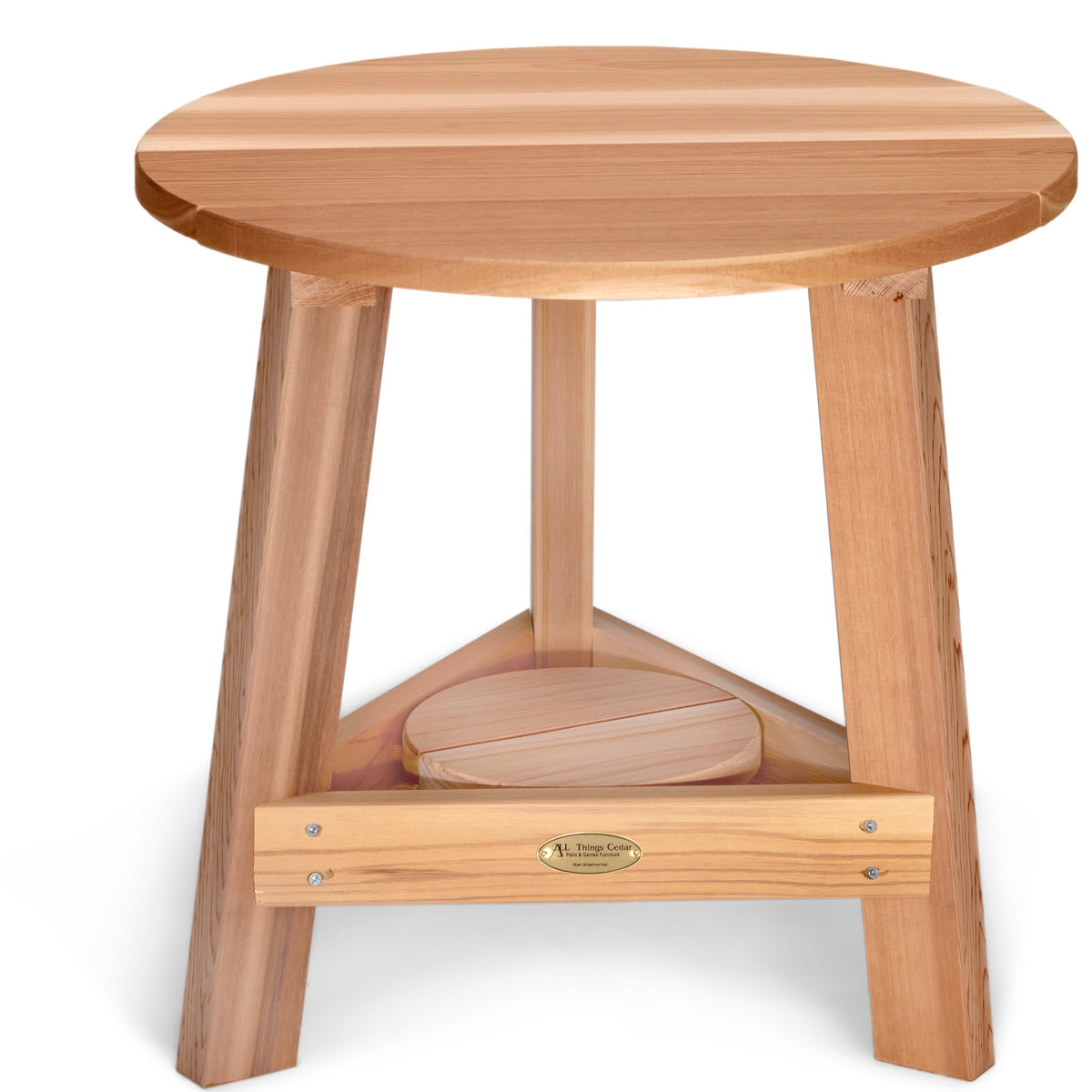 All Things Cedar 2-piece Adirondack Tripod Table Set