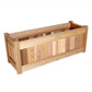 All Things Cedar 30" Planter Box with Trellis Screens