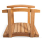 All Things Cedar 3ft Garden Bridge with Side Rails