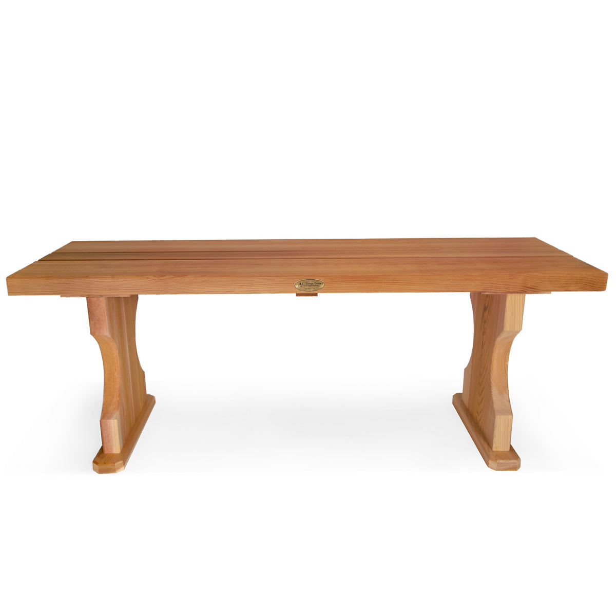 All Things Cedar 4-ft Backless Bench