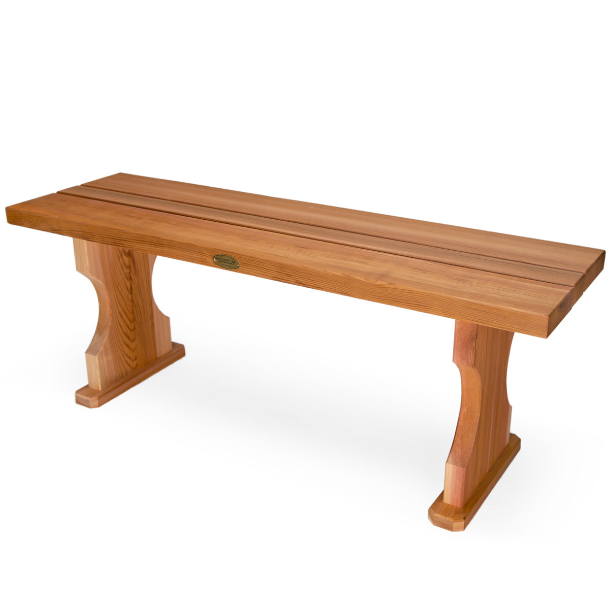 All Things Cedar 4-ft Backless Bench