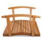 All Things Cedar 4ft Garden Bridge with Side Rails