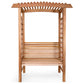 All Things Cedar 5ft Garden Arbor with Bench