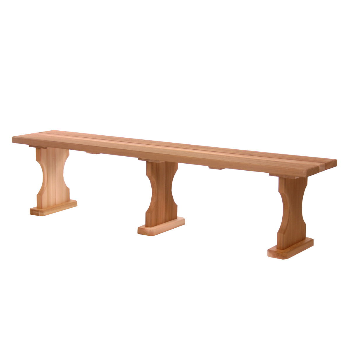 All Things Cedar 6-ft Backless Bench