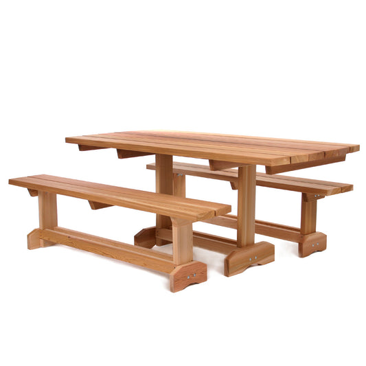 All Things Cedar 6ft 3-piece Market Table Set