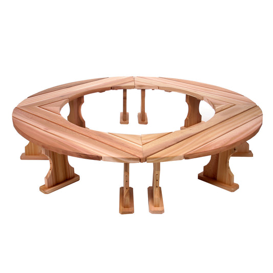 All Things Cedar Fireside Bench Set