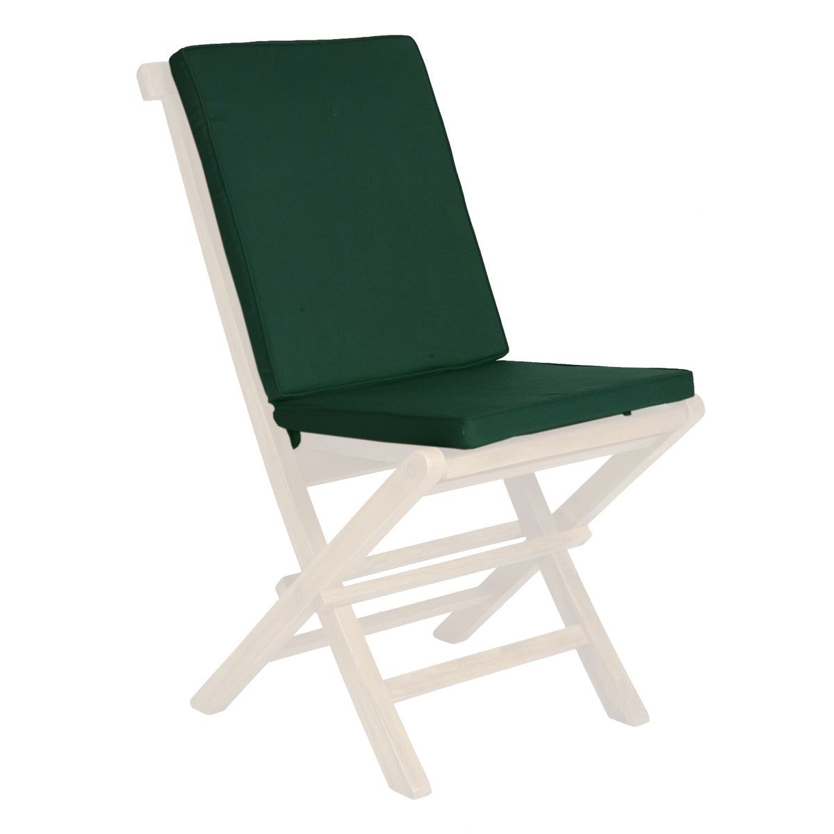 All Things Cedar Green Hinged Chair Cushions