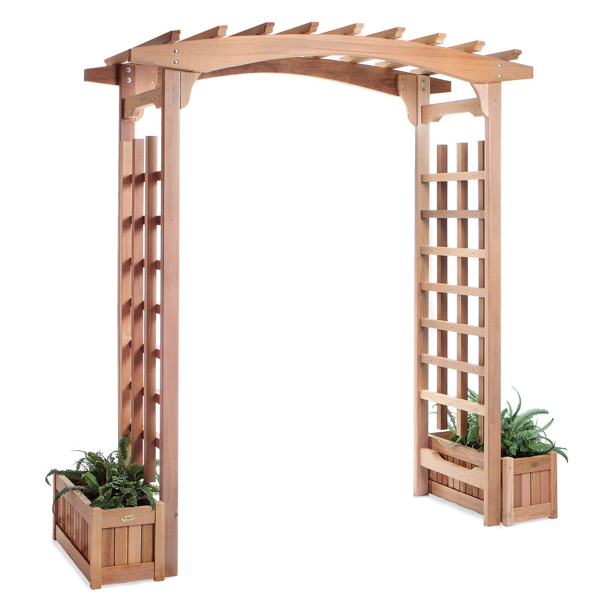 All Things Cedar Pagoda Arbor Planter Box Set