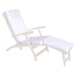 All Things Cedar Royal White Steamer Chair Cushion