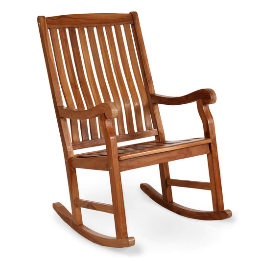 All Things Cedar Teak Rocking Chair