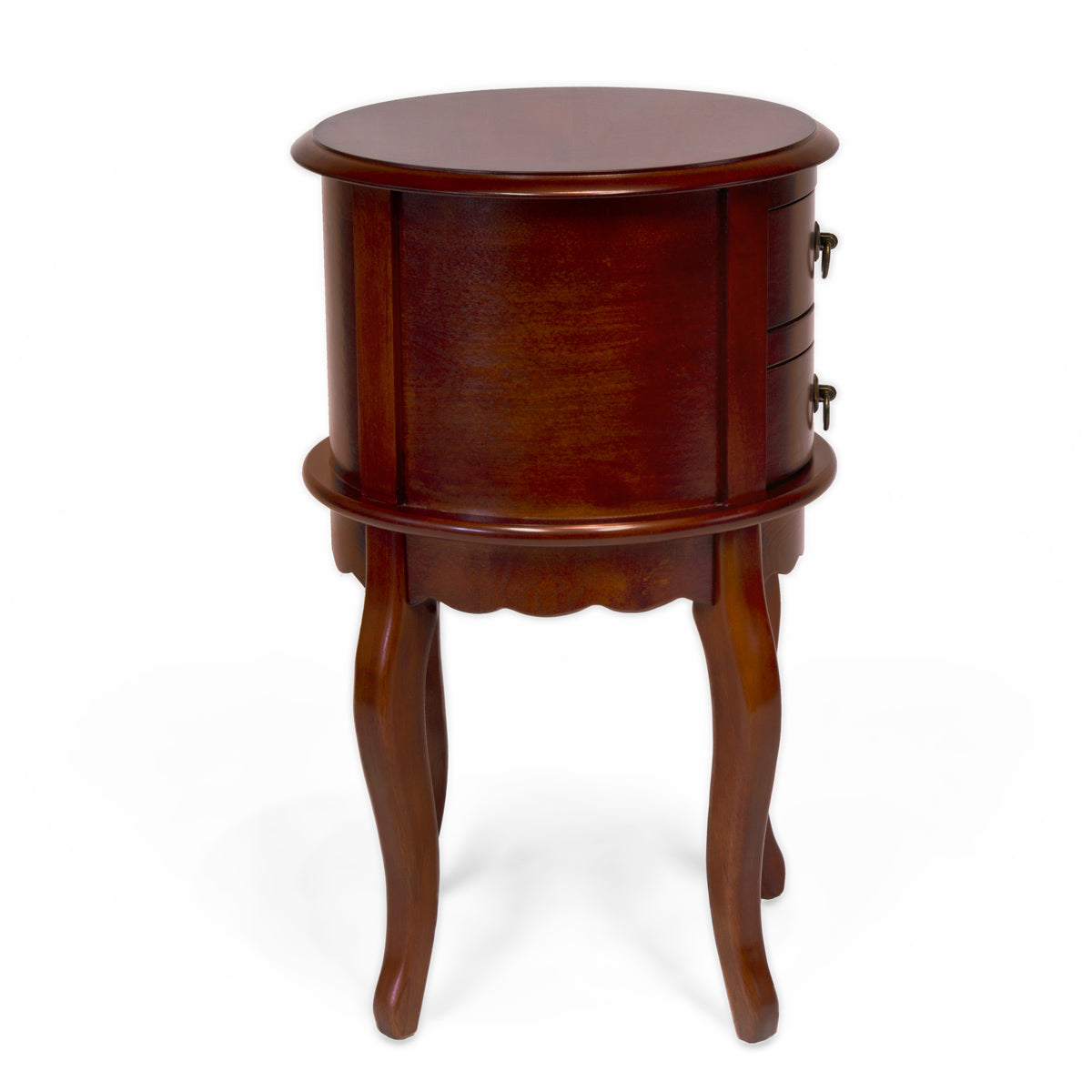 All Things Cedar Twin Drawer Round Hall Table