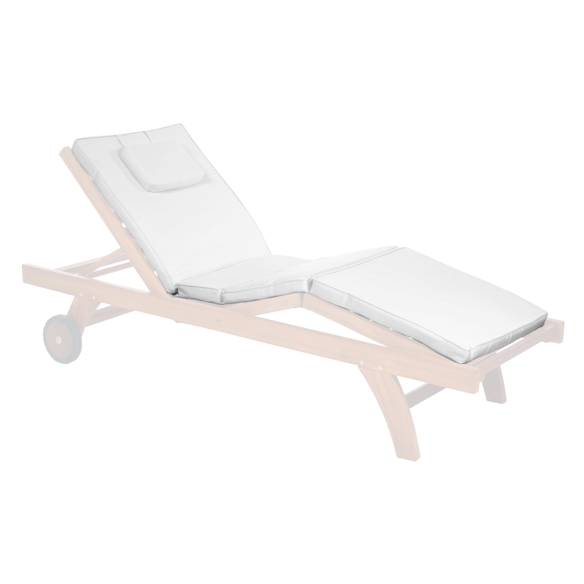 All Things Cedar White Chaise Lounger Cushion