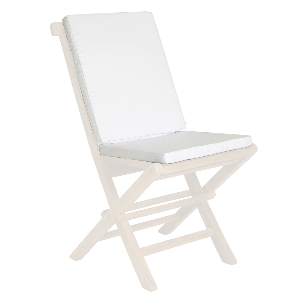 All Things Cedar White Hinged Chair Cushions