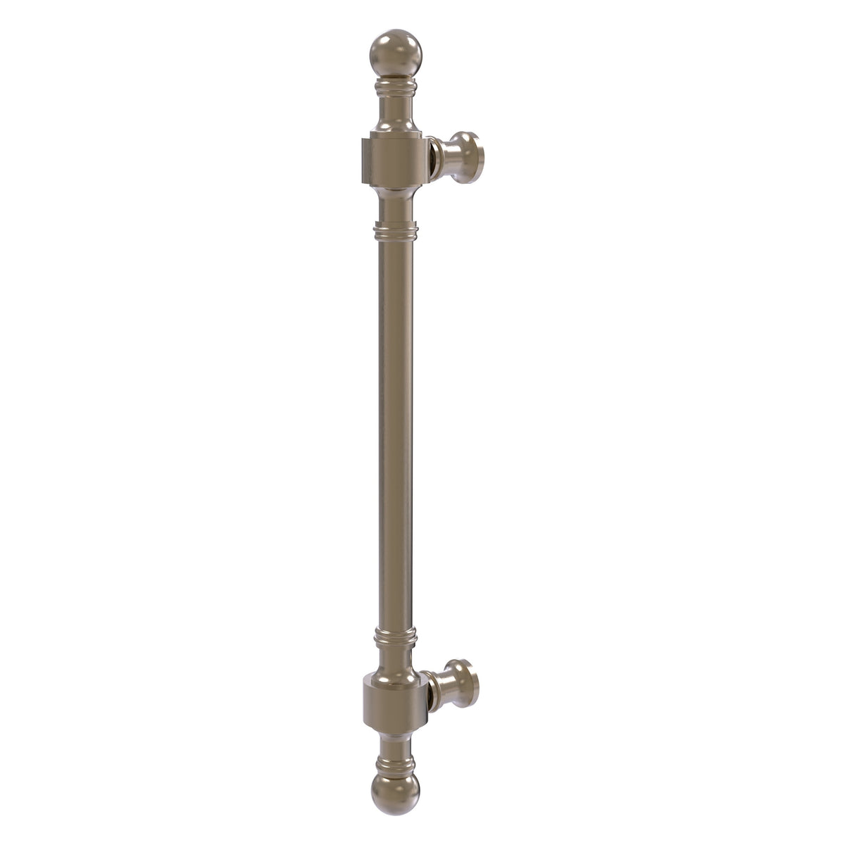 Allied Brass Retro Wave 8" Antique Pewter Appliance and Door Pulls