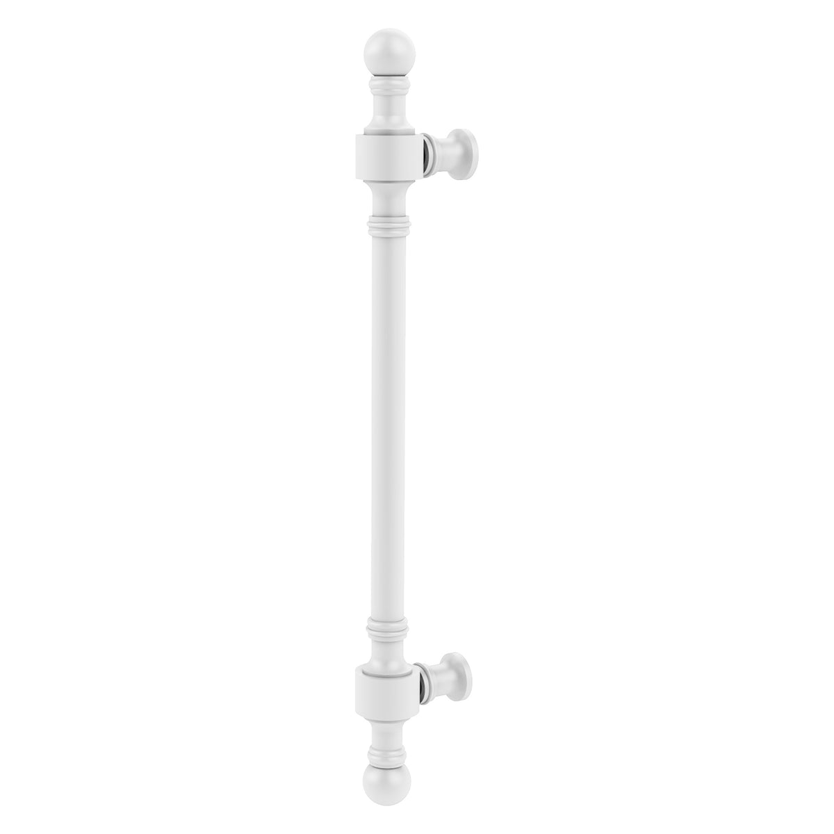 Allied Brass Retro Wave 8" Matte White Appliance and Door Pulls