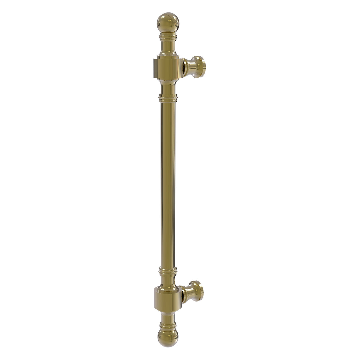 Allied Brass Retro Wave 8" Unlacquered Brass Appliance and Door Pulls