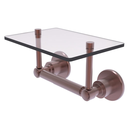 Allied Brass WS-GLT-24-CA Washington Square 2-Post Antique Copper Toilet Tissue Holder