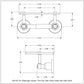 Allied Brass WS-GLT-24-SBR Washington Square 2-Post Satin Brass Toilet Tissue Holder