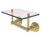 Allied Brass WS-GLT-24-UNL Washington Square 2-Post Unlacquered Brass Toilet Tissue Holder