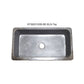 Allstone Group Brown 36″ Smoke Brown Limestone Chiseled Front Rectangular Farmhouse Kitchen Sink
