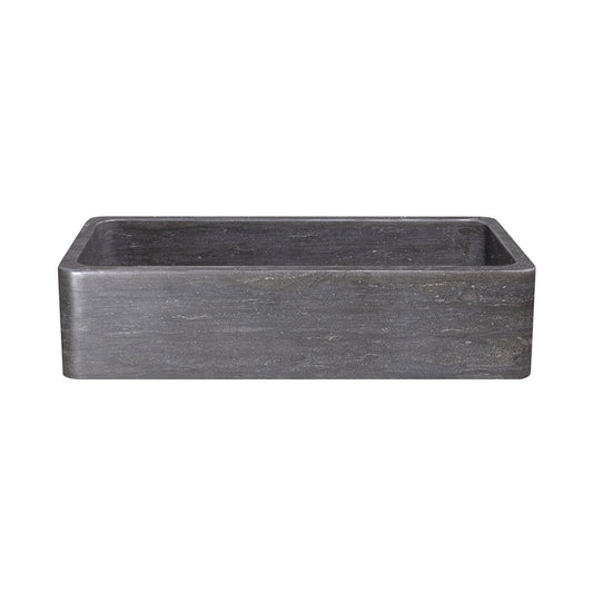Allstone Group Brown 42″ Smoke Brown Limestone Straight Front Rectangular Farmhouse Kitchen Sink