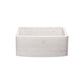 Allstone Group Crema Lyon Limestone 24″ Curved Front Rectangular Farmhouse Kitchen Sink