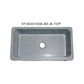 Allstone Group Gray 36″ Mercury Granite Chiseled Front Rectangular Farmhouse Kitchen Sink