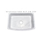 Allstone Group Marble 30″ Carrara White Curved Front Rectangular Farmhouse Kitchen Sink