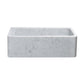 Allstone Group Marble 33″ Carrara White Straight Front Rectangular Farmhouse Kitchen Sink