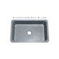 Allstone Group Mercury Granite 30″ Straight Front Rectangular Farmhouse Kitchen Sink