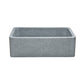 Allstone Group Mercury Granite 30″ Straight Front Rectangular Farmhouse Kitchen Sink