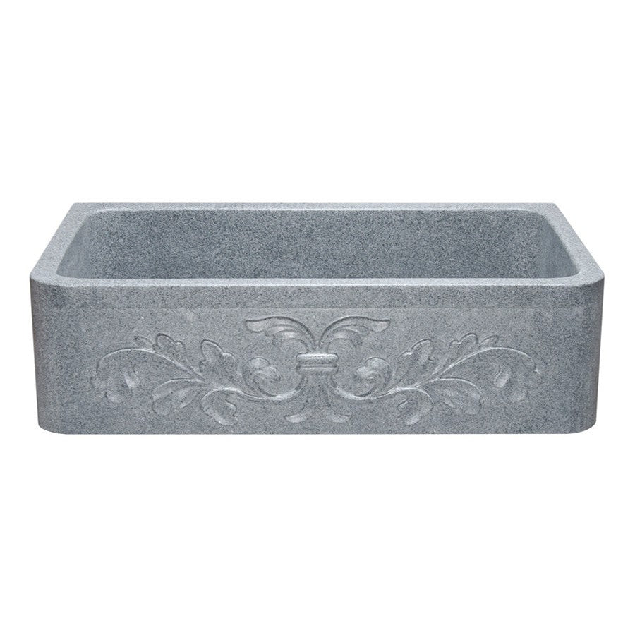 Allstone Group Mercury Granite 36″ Floral Front Rectangular Farmhouse ...
