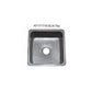 Allstone Group Smoke Brown Limestone 17″ Straight Front Square Farmhouse Kitchen Sink