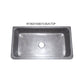 Allstone Group Smoke Brown Limestone 36″ Floral Front Rectangular Farmhouse Kitchen Sink