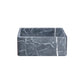 Allstone Group Soapstone 24″ Charcoal Marquina Straight Front Rectangular Farmhouse Kitchen Sink