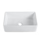 Altair Trento 33" Rectangular White Ceramic Farmhouse Sink