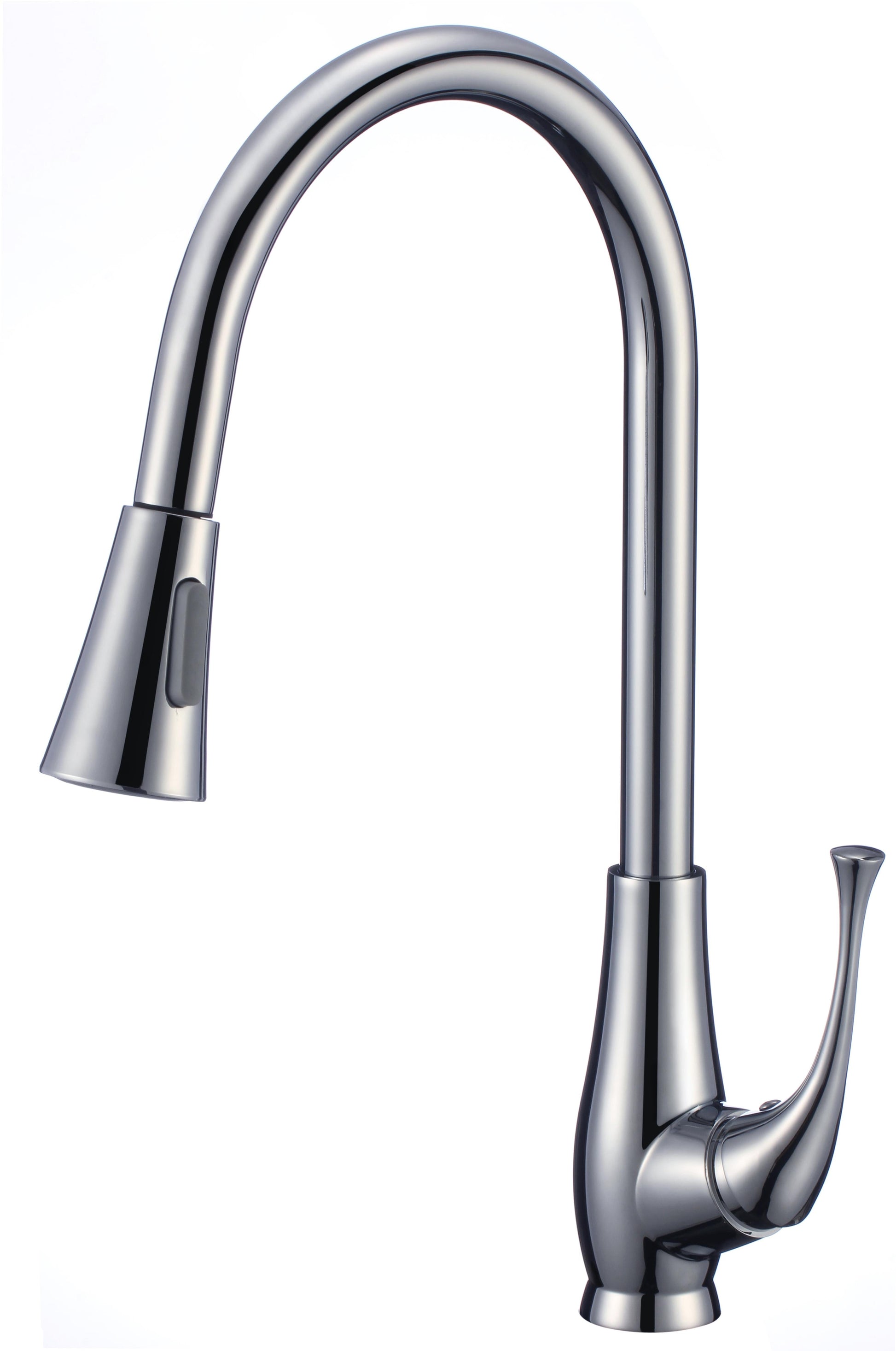 American Imaginations AI-16747 4" Chrome Oval Stainless Steel Transitional Kitchen Sink Faucet