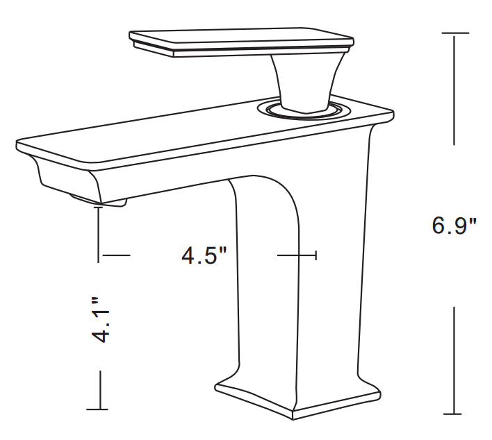 American Imaginations AI-24545 21" White Rectangular Drop In Transitional Ceramic Top Set