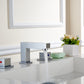 American Imaginations AI-24546 30" White Rectangular Drop In Transitional Ceramic Top Set