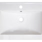 American Imaginations AI-24548 30" White Rectangular Drop In Transitional Ceramic Top Set