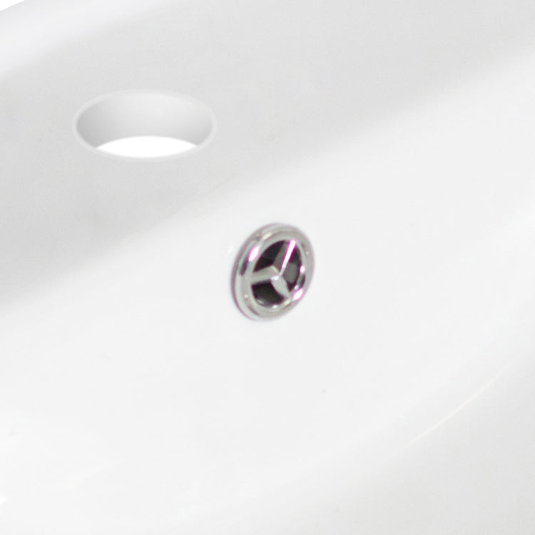 American Imaginations AI-24572 36" White Rectangular Drop In Transitional Ceramic Top Set