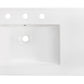 American Imaginations AI-24581 36" White Rectangular Drop In Transitional Ceramic Top Set