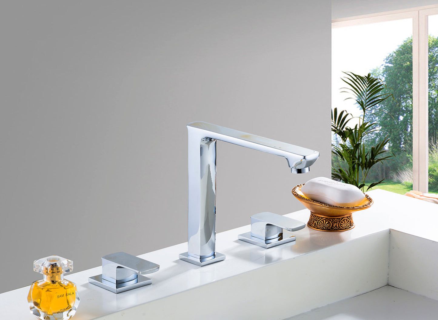 American Imaginations AI-24588 36" White Rectangular Drop In Transitional Ceramic Top Set